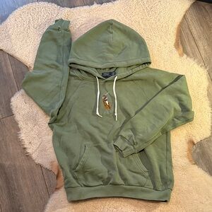 Polo by Ralph Lauren Olive Hoodie Sweater